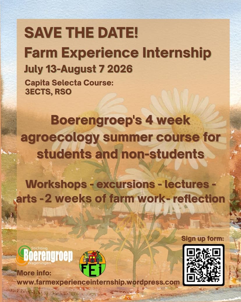 Farm Experience Internship (FEI) 2026