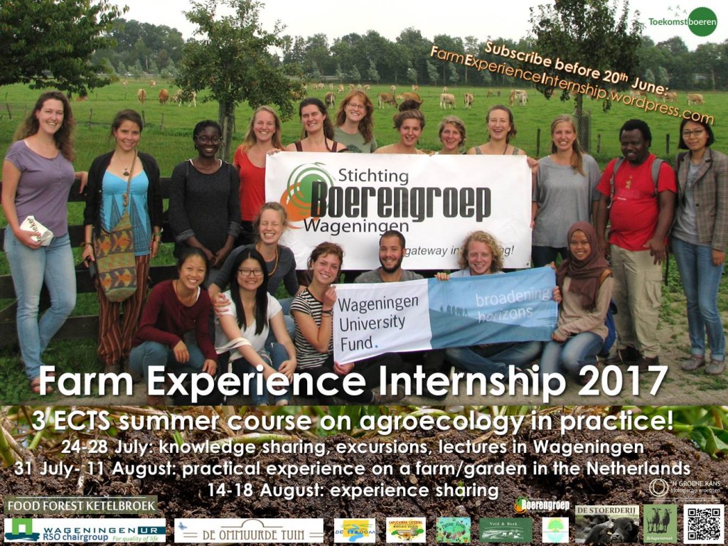 Farm Experience Internship 2017