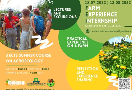 Farm Experience Internship 2022