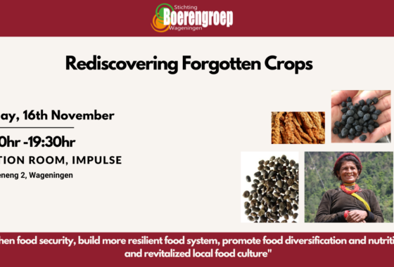 Rediscovering Forgotten crops